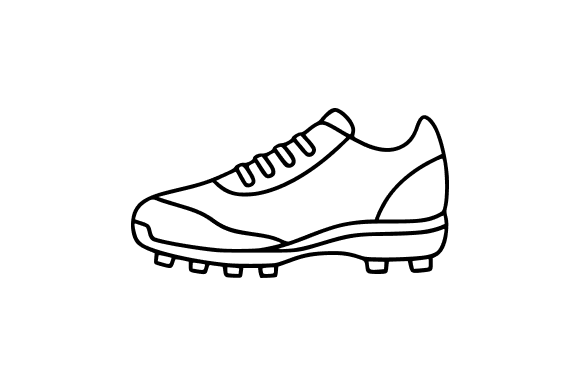 Athletic Soccer Shoe Line Art: Top Graphics & Illustrations