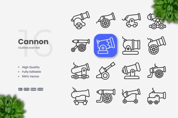 Cannon Icons: Clean Graphics for Modern Web Design