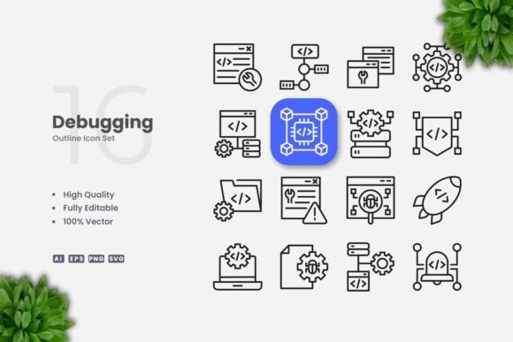 Debugging Outline Icons: A Designer's Review for Stitchers
