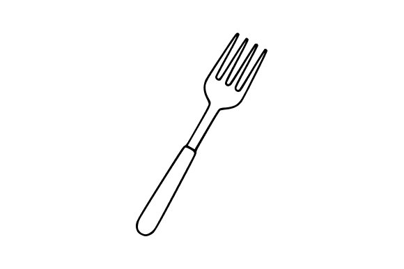 Dinner Fork Clip Art: A Designer's Review for Embroidery
