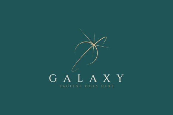 Galaxy Saturn Star Abstract Logo: Graphics & Templates
