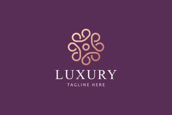 Linear Geometric Logo Luxury Concept: Graphics & Logo Templates