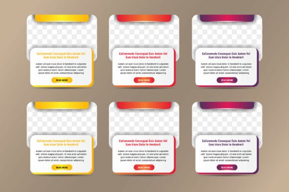 Photo Frame Infographic Box Element for Graphics