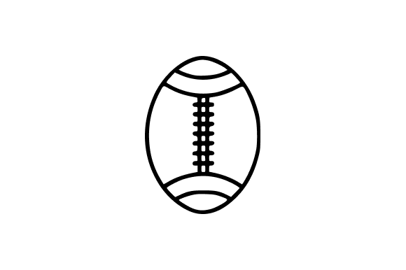 Rugby Ball Line Art: Premium Graphics & Illustrations