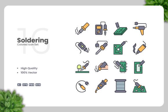 Soldering Colored Icons: Modern Graphics for Bloggers