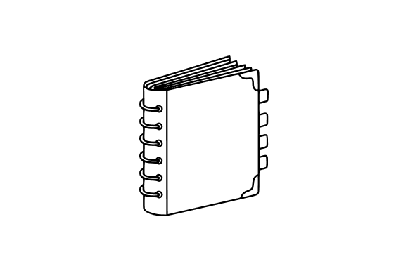 Spiral Notebook Clip Art: Graphics & Illustrations