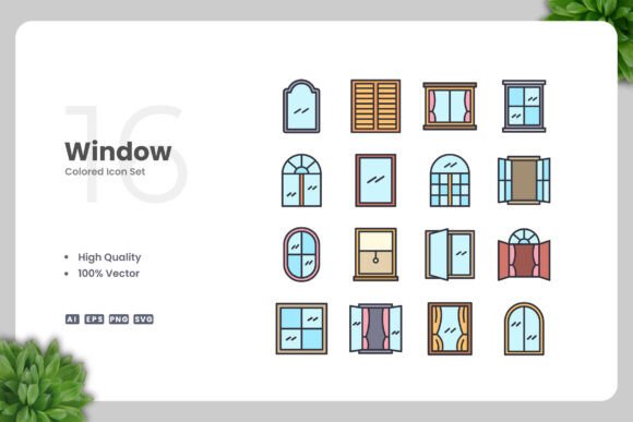 Window Colored Icons: Vibrant Graphics for Local Branding